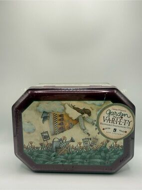 Vintage Debra Muerner Garden Variety Keepsake Stationery Tin Peter Pauper Press